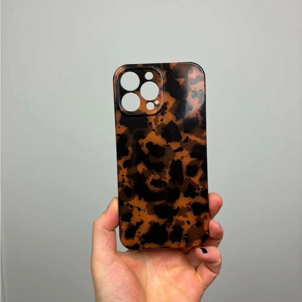 Iphone 13‎ pro max tortoiseshell print phone case